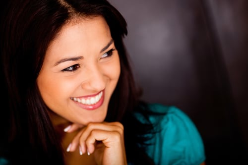 Portrait of a Latin woman smiling